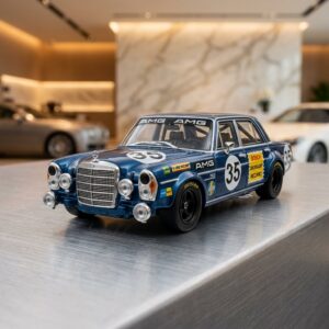 Liberty64 Mercedes-Benz 300 SEL 6.3 Blue Pig 1:64 Diecast