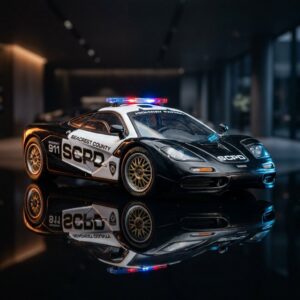 McLaren F1 N Police SCPD M64X FS 1:64 Diecast