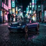 MINI GT Mazda Miata MX-5 NA Tuned Version Dark 1:64 Diecast