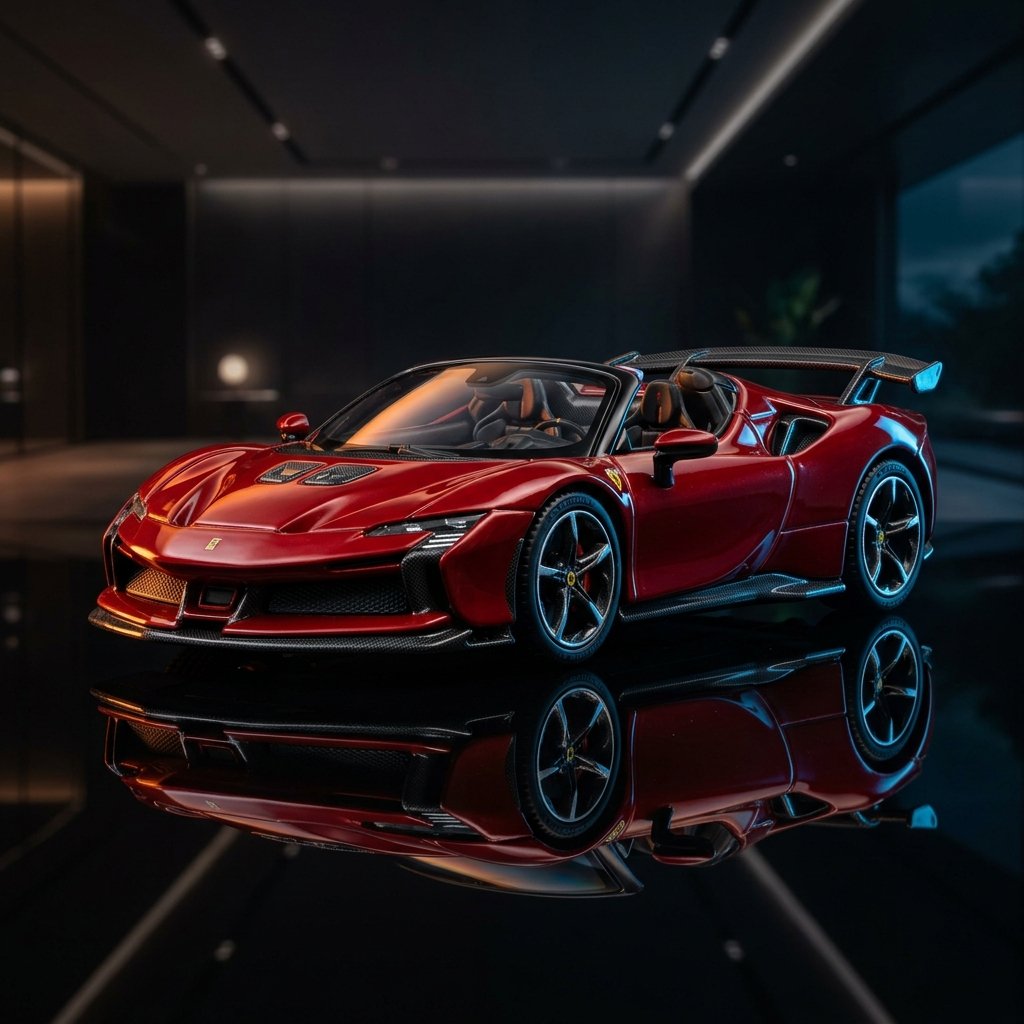 Ferrari SF90 XX SPIDER Le Mans DMH 1:64 Diecast