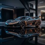 Koenigsegg Jesko Absolut Full Carbon HKM 1:64 Diecast