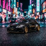 Toyota GR 86 LB Nation Black Gold MINI GT 1:64 Scale Diecast Model Car