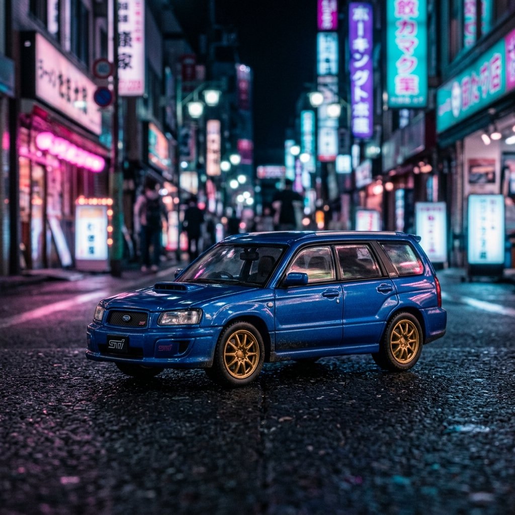 Subaru Forester MK2 SG9 Fiber Run 1:64 Diecast