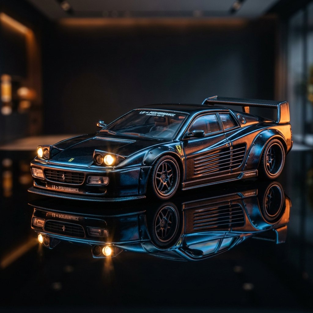 Ferrari 512 TR Teossa LBWK Can Star 1:64 Diecast