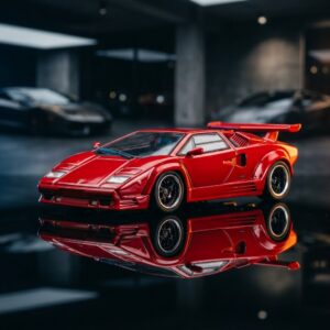 MINI GT Lamborghini Countach LB Works Red 1:64 Diecast