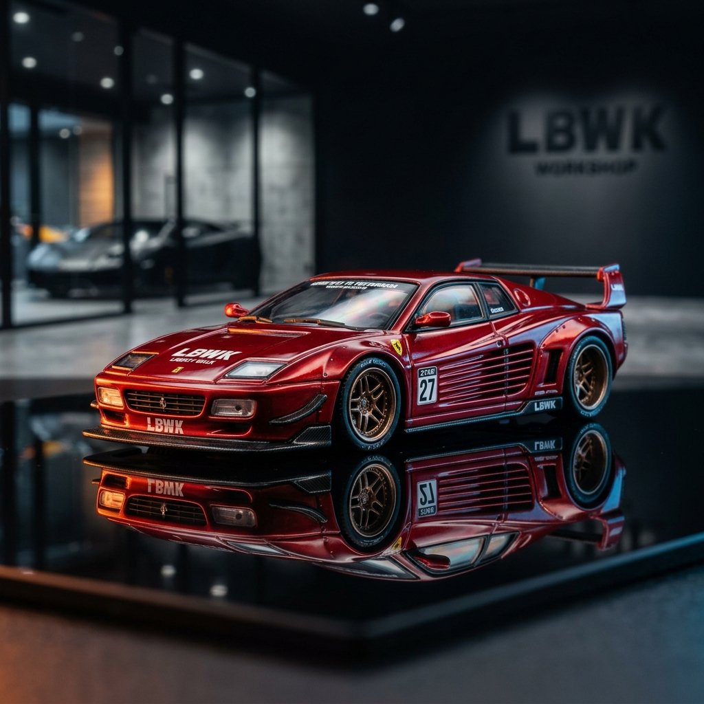 Ferrari 512 TR Teossa LBWK Star 1:64 Diecast