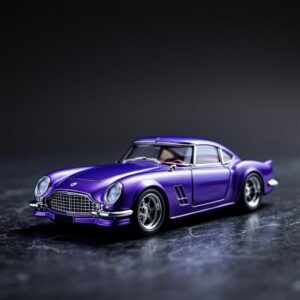 Metallic Purple Icy Blue 1:64 Diecast