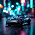 Mazda RX-7 VeilSide Fortune7 Grey 1:64 Diecast