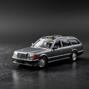 Mercedes-Benz S124 T MODEII EVO2 Wagon Taxi 1:64 Diecast