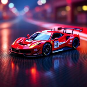 Tarmac Works Ferrari 458 Italia GT3 Red 1:64 Diecast