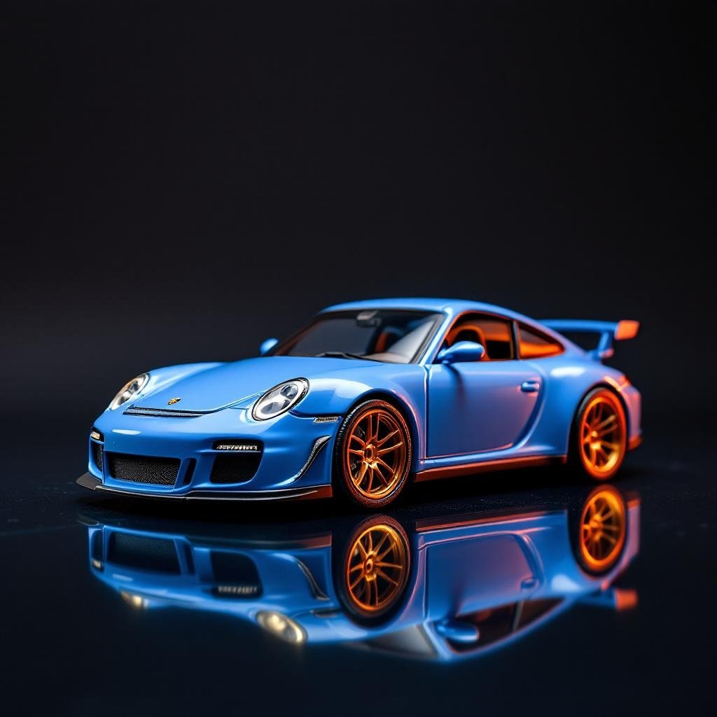 Tarmac Works Porsche 911 GT3 Type 996 Light 1:64 Diecast