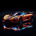 Koenigsegg Regera Orange Metallic 1:64 Diecast
