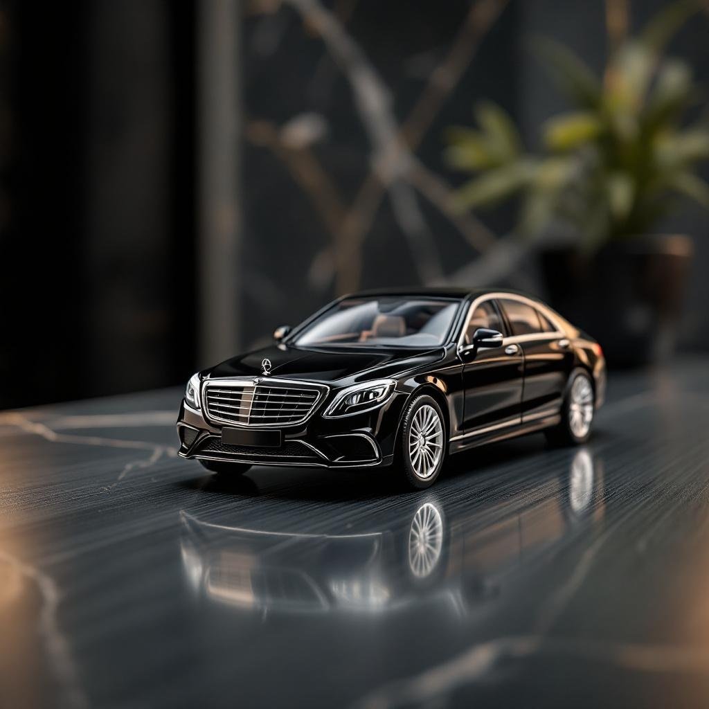 Tarmac Works Mercedes-Benz S Class Wald Black 1:64 Diecast