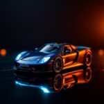 Porsche 918 Spyder Top LUX 1:64 Diecast