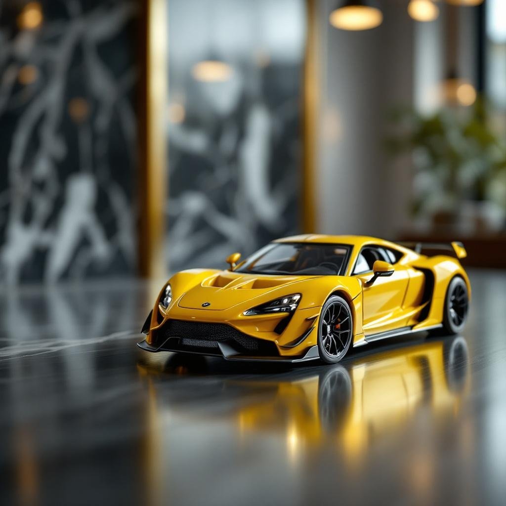 MINI GT MINI Cooper GT Evo Yellow 1:64 Diecast
