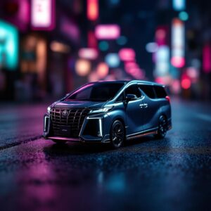 Toyota 2023 ALPHARD Alloy Masdi 1:64 Scale Diecast Model Car