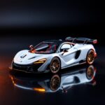McLaren Senna GT-R White Hobby Masdi 1:64 Diecast