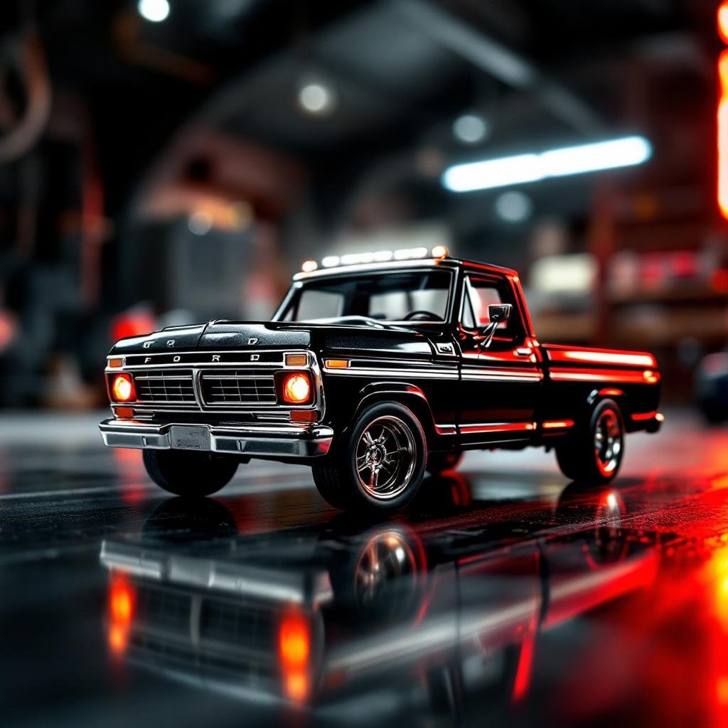 Ford F-150 Hoonitruck 1977 Tianmen 1:64 Diecast