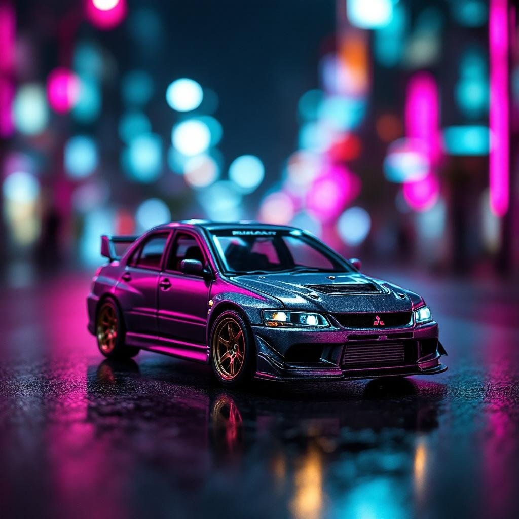 Mitsubishi Whelart Lancer EVO3 Cast 1:64 Diecast