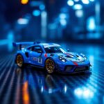 Welly Porsche 1:24 911 GT3 RS Blue Car 1:24 Diecast
