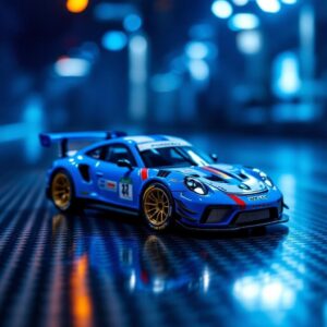Welly Porsche 1:24 911 GT3 RS Blue Car 1:24 Diecast