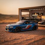 1:64 Drift Track Diorama with LED Garage Display