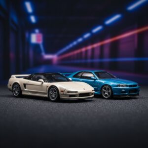 MotorHelix NSX-R GT / Skyline R34 1:64 Diecast