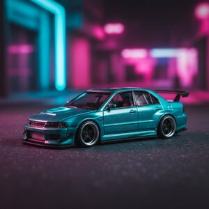 Preorder Finclassically Mitsubishi 9th Generation Modified 1:64 Diecast