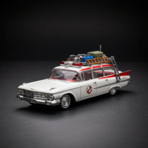 Ys 1 64 New Ghostbuster Miller Meteor 1959 Ecto 1 1:64 Diecast