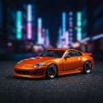 Tw 1 64 Nissan Veilside Ffz400 Fairlady Z Orange Tarmac 1:64 Diecast