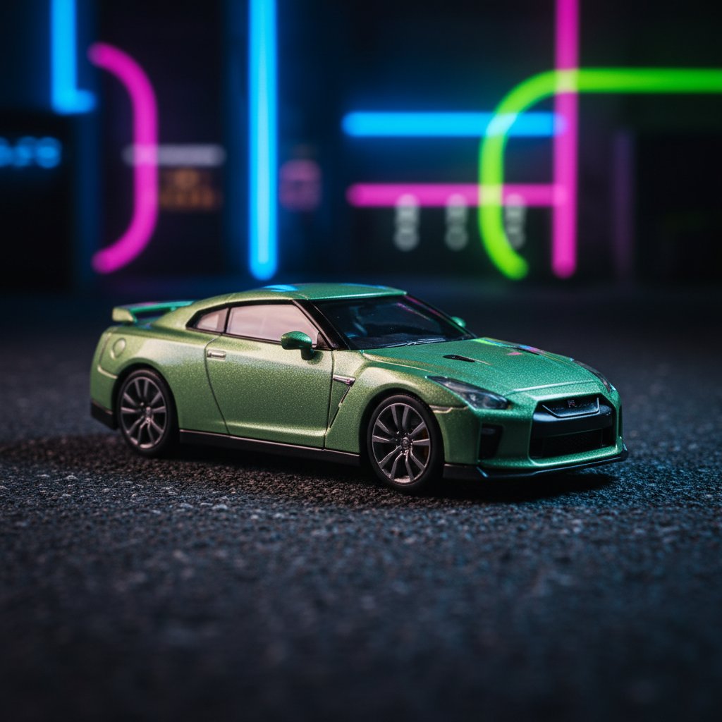 Inno 1 64 GT-R R35 Millennium Jade 1:64 Diecast