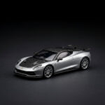 Hkm 1 64 Imola Silver Full Carbon Decoration 1:64 Diecast