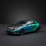 King 1 64 Cls63 Amg Gray Blue Green Limited Edition 1:64 Diecast