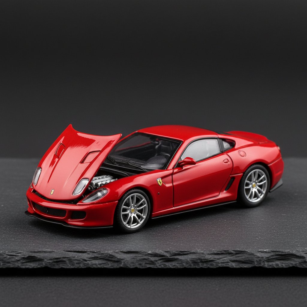 Rm 1 64 599xx the Hood Can Be Opened 1:64 Diecast