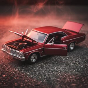 Fineworks 1 64 Chevrolet Impala Hardcover Edition Open Full Door 1:64 Diecast
