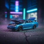 GT-R R34 Open Timemicro Tm 1 64 Simulated Decoration 1:64 Diecast