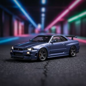 Fast Speed Fs Skyline GT-R R34 Z Tune 1 1:64 Diecast