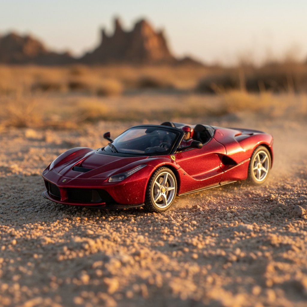 Street Buster 1 64 Laferrar F150 Aperta Metallic Red with 1:64 Diecast
