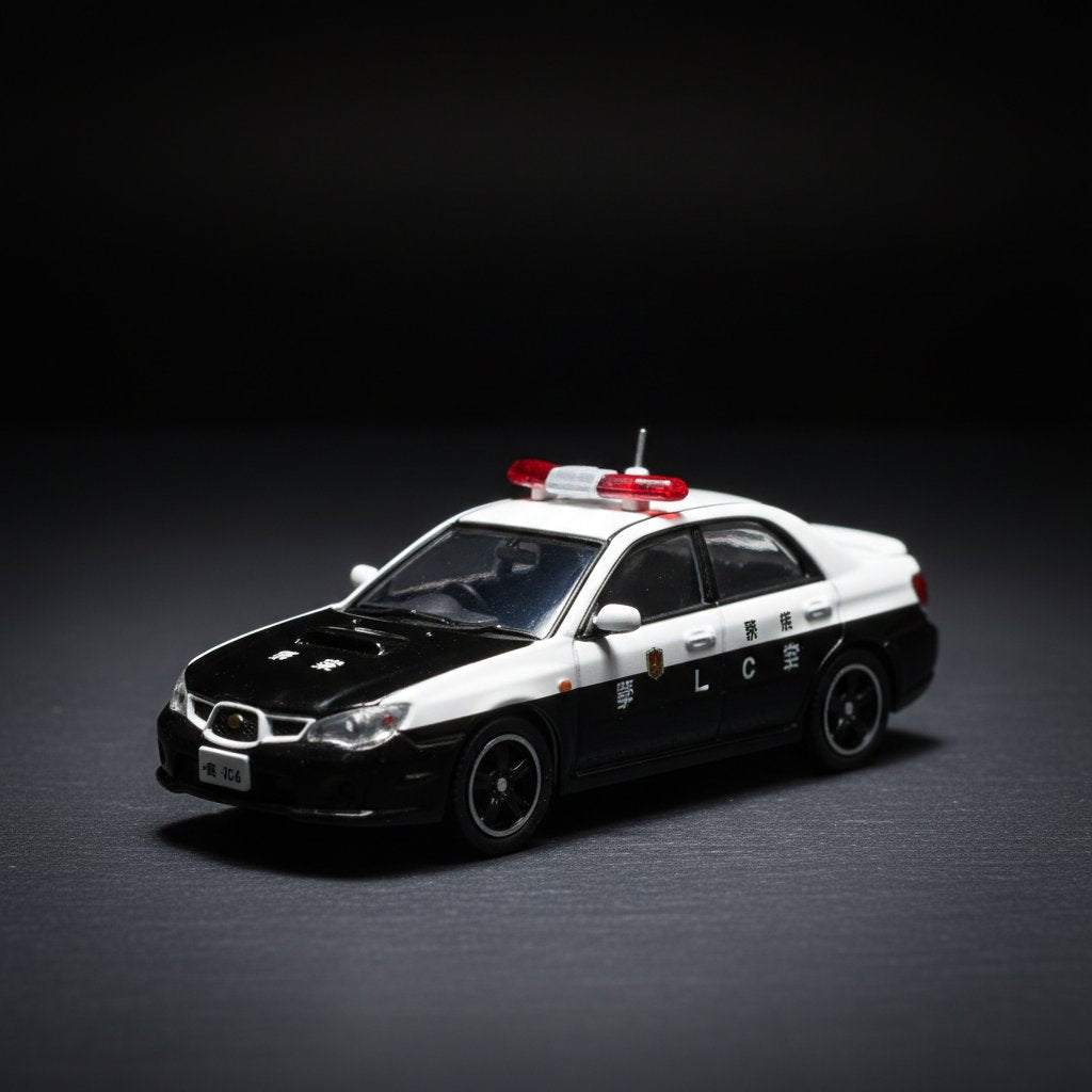 Rollin 1 64 Impreza Japanese Police 1:64 Diecast