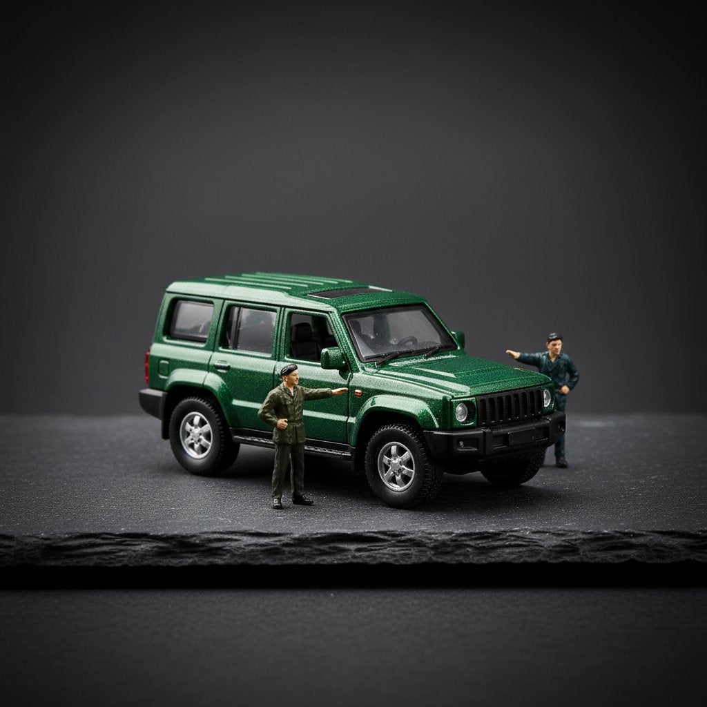 XCARTOYS Bj80 Orv with Figures 1 64 Metal Plastic Parts 1:64 Diecast