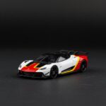 LCD Utopia White Black Red Yellow 1 64 1:64 Diecast