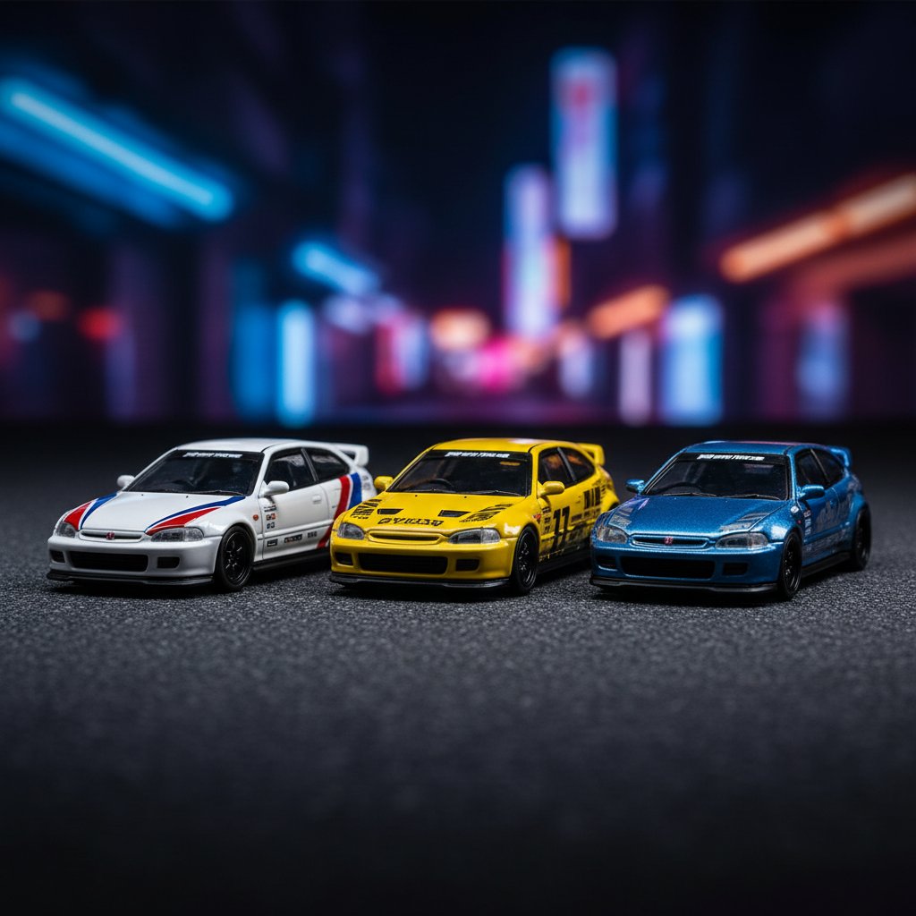 Pop Race XCARTOYS Pandem Civic Eg6 1 64 Metal Plastic Parts 1:64 Diecast