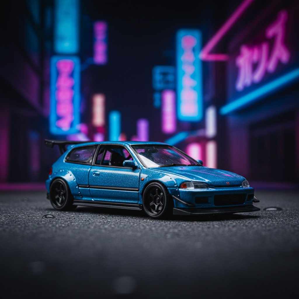 Pop Race XCARTOYS Pandem Civic Eg6 V1 5 1 64 Metal 1:64 Diecast